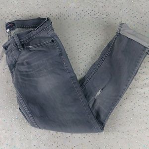 Levi's Jeans - Levis Black Label Jeans Gray Distressed Skinny Levi's Jeans - Levis Black Label Jeans Gray Distressed Skinny